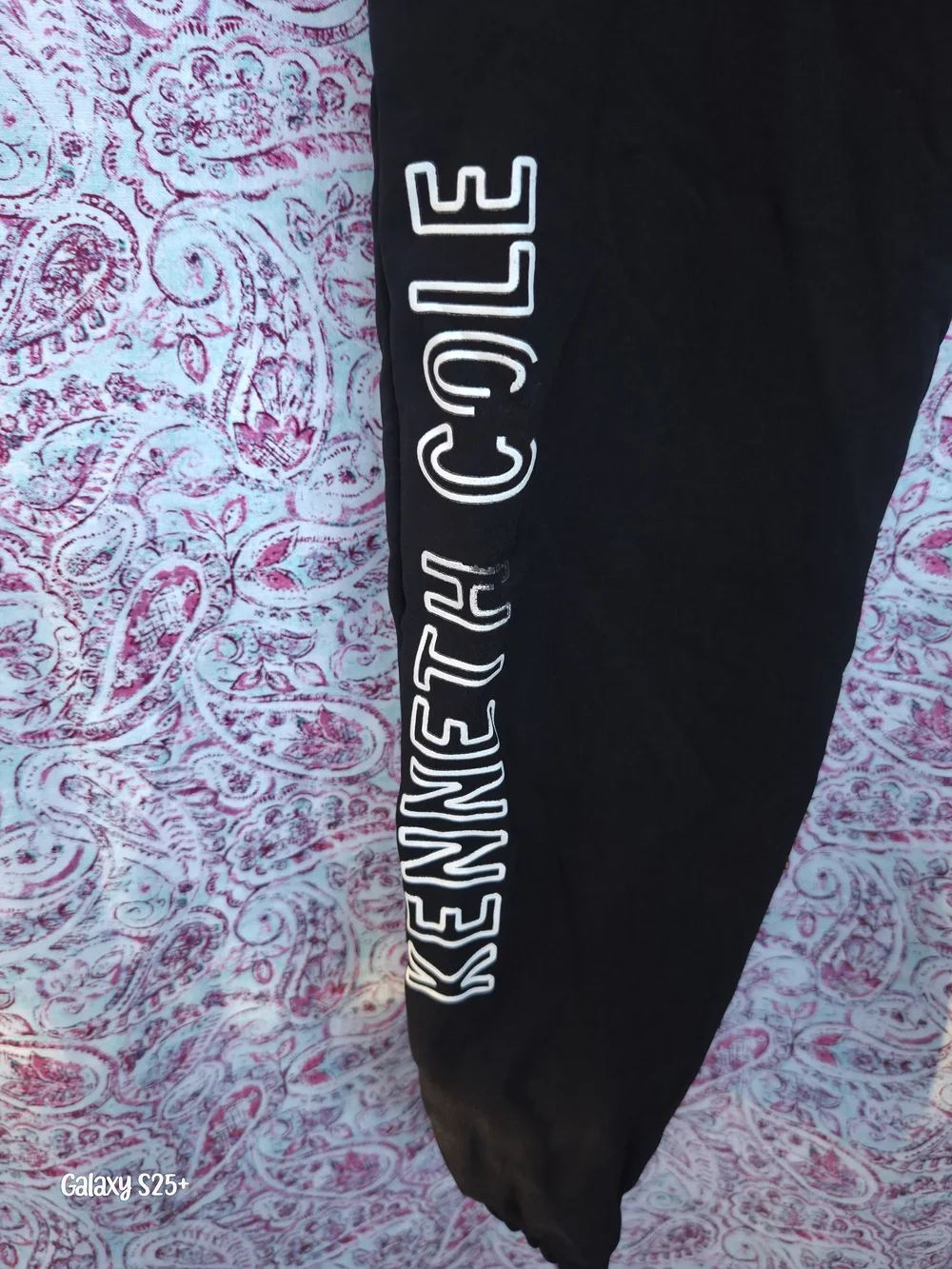 Kenneth Cole Men’s Black Cargo Joggers Kids 14L